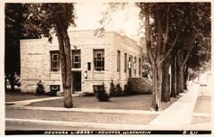 Nekoosa, WI library; a WPA project.