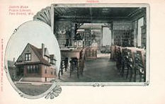 Jos. Mann Public Library, interior and exterior, Two Rivers, WI