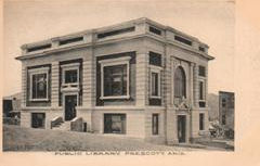 Prescott, AZ Carnegie library with dual entrances