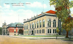 Galesburg, IL Carnegie library. Demolished.
