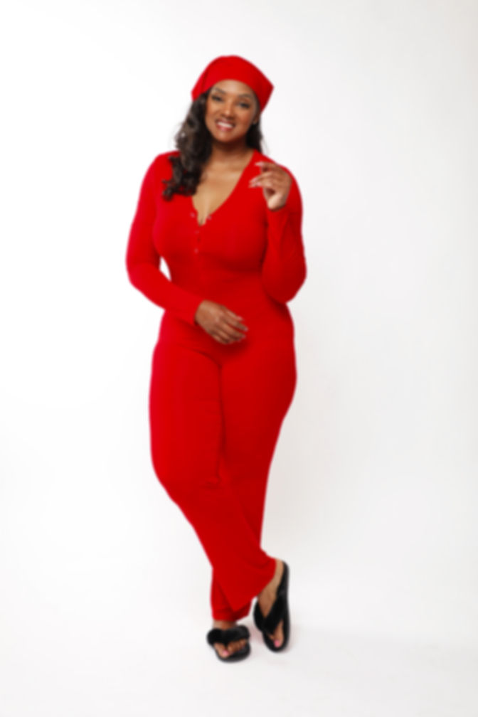 Bela Loungewear: Long Sleeve Wide Leg Jumpsuit