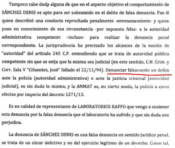 denunciar falsamente es un delito...Bell