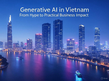 A futuristic city of Vietnam created by Grok of xAI