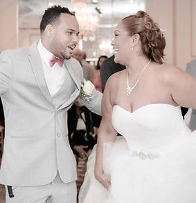 Bride and Groom dancing