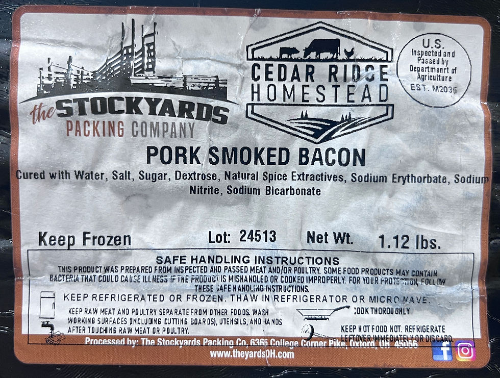 Thumbnail: Pork Smoked Bacon--1 lb package