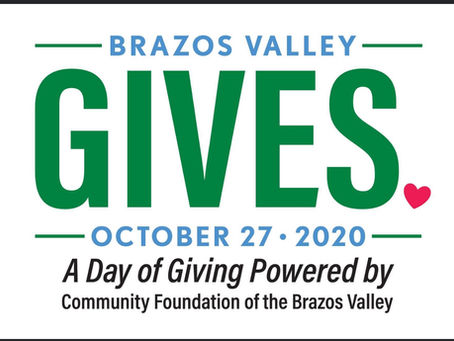 2020 Brazos Valley Gives. Please help our schools and students