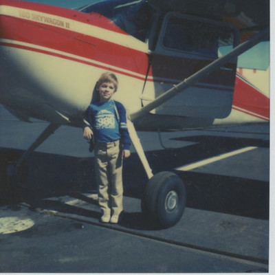 Matthew as Child with Plane