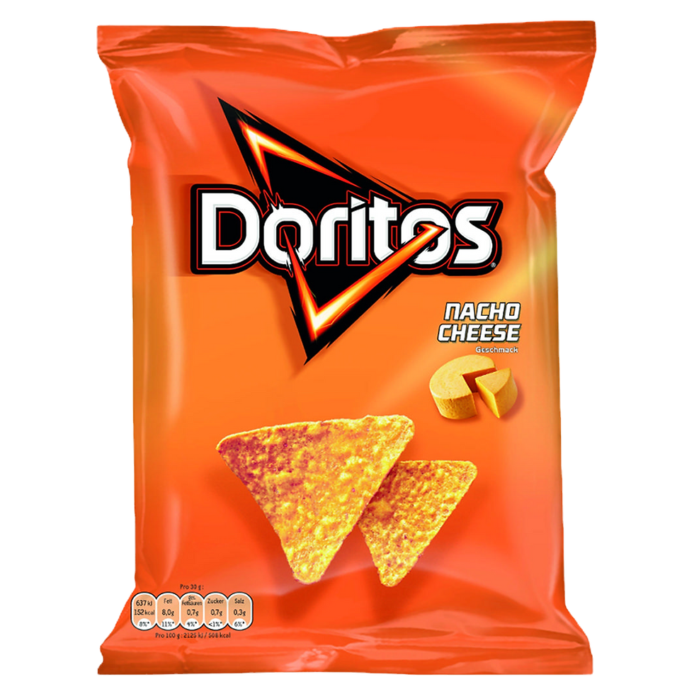 Doritos Nacho Cheese 110g, knusprige Tortilla-Chips mit Käsegeschmack – schnelle Lieferung in Solothurn.