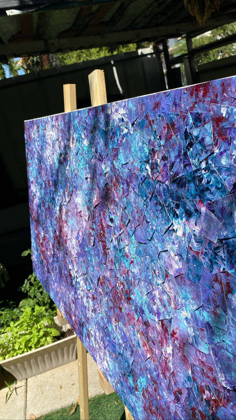 Thumbnail: Purple Rain 110x60 cm