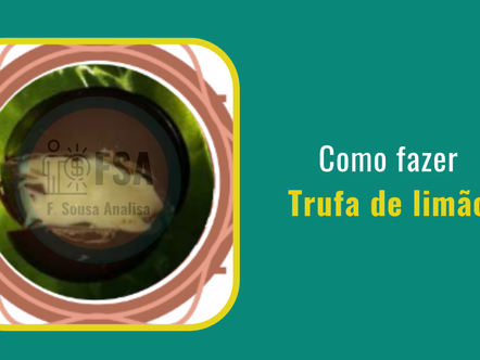 Como fazer trufa de limão