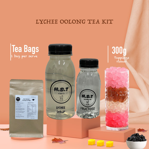 Lychee Oolong Tea Bubble Tea KIT My Bubble Tea