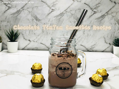 Chocolate Timtam Milkshake Recipe