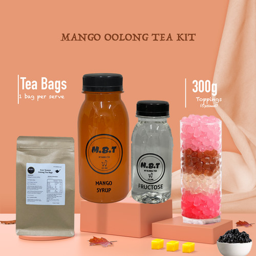 Mango Oolong Tea Bubble Tea KIT My Bubble Tea