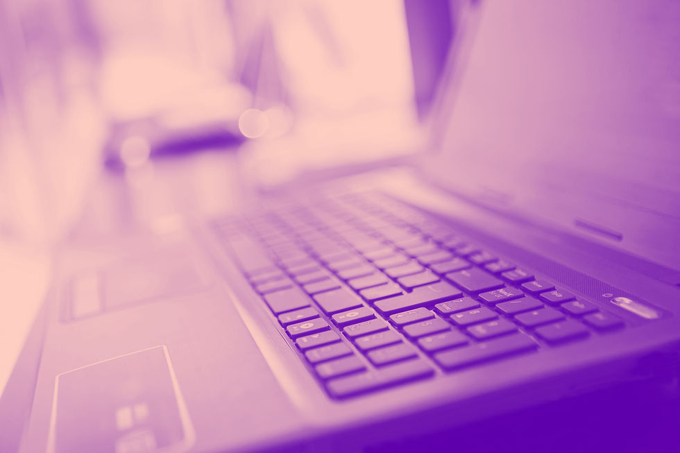 A laptop used for AI in the workforce