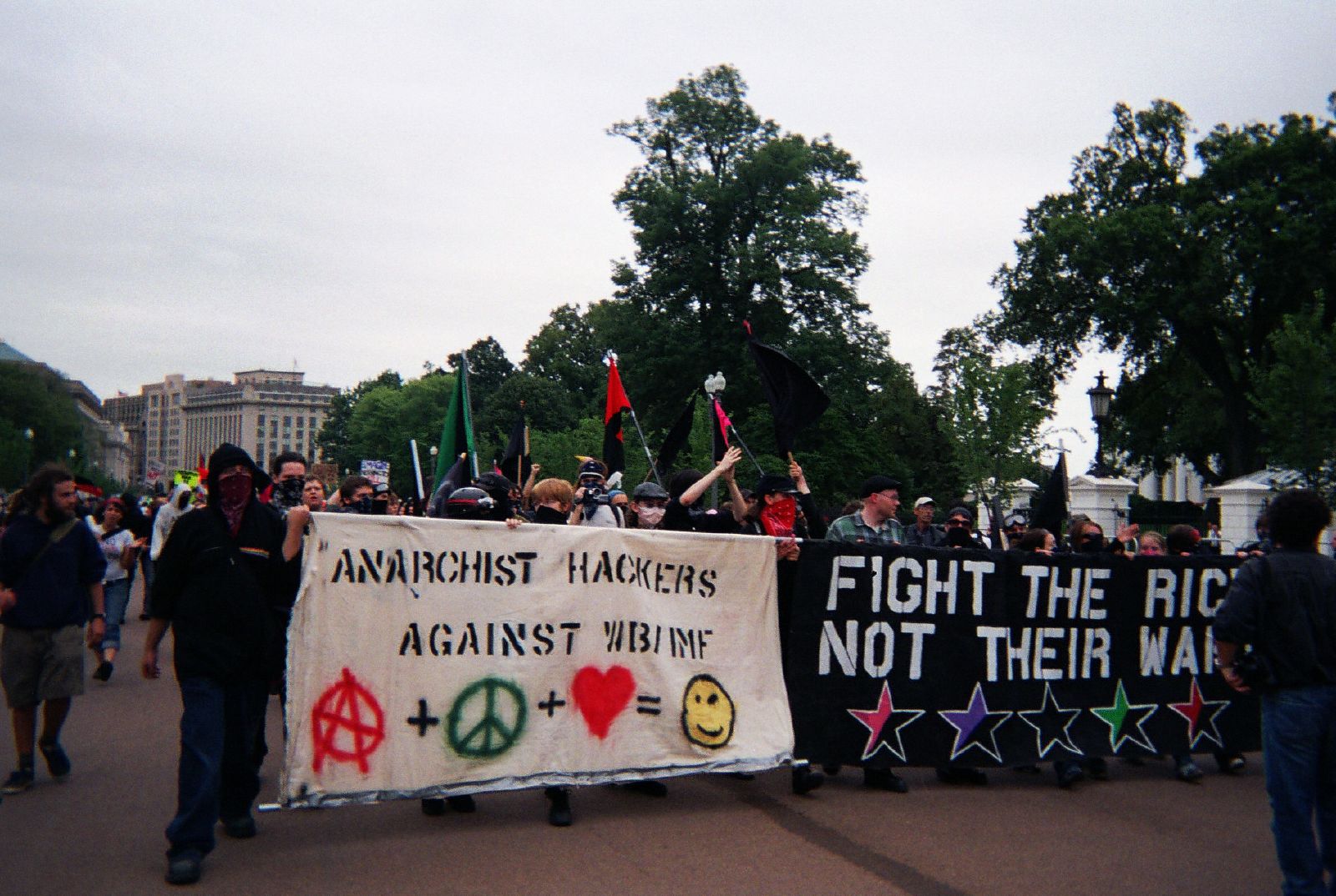An image of anarchist hackers