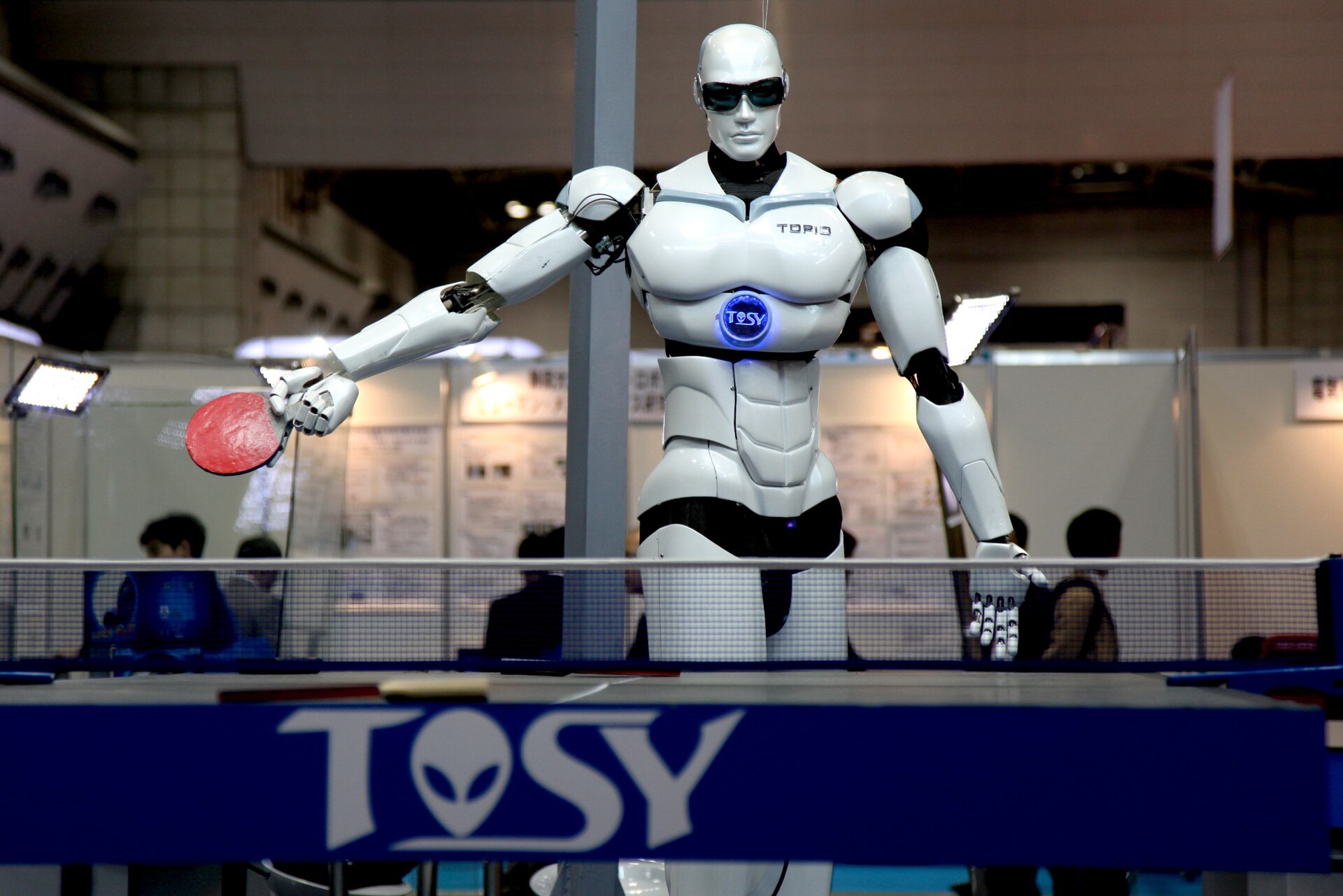 TOPIO, a humanoid robot