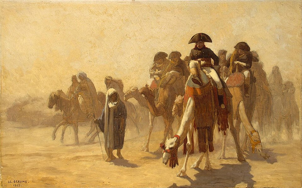 Napoleon and his generals in Egypt
