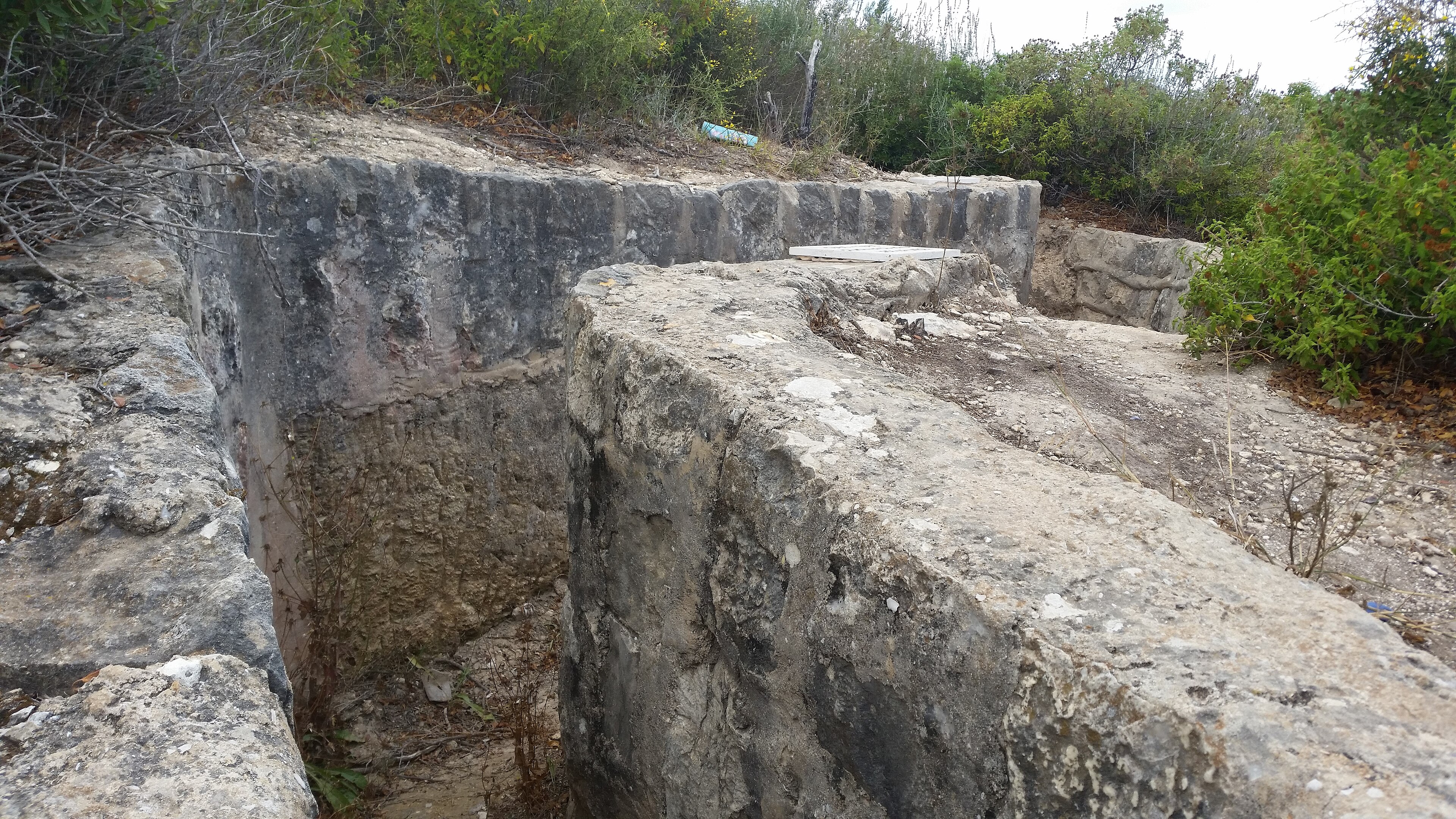 British trench on Mount Carmel
