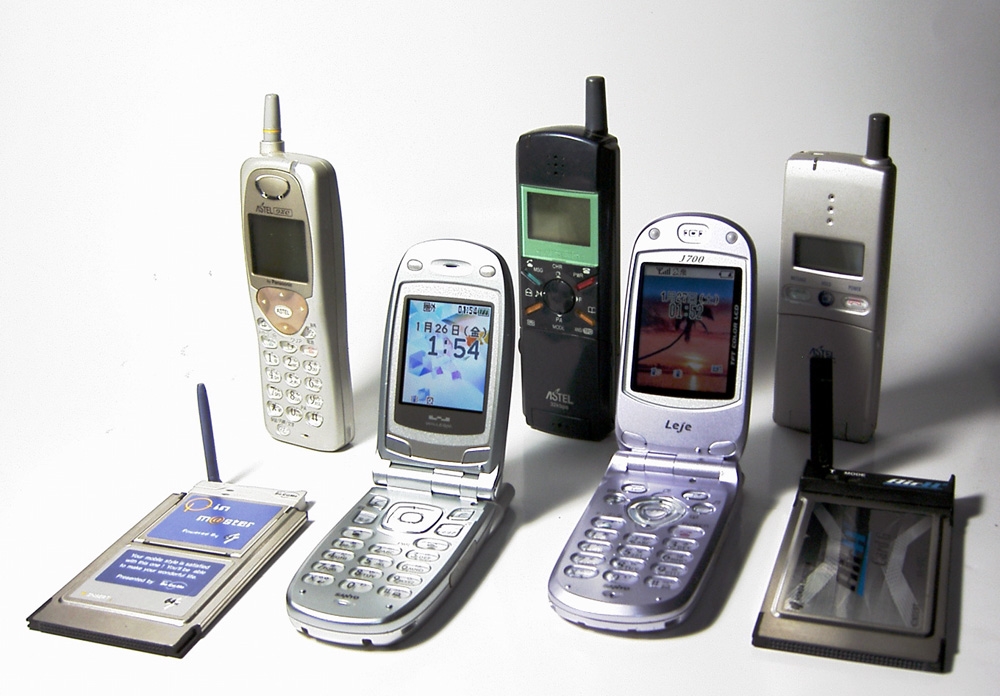 An early Japanese mobile phone