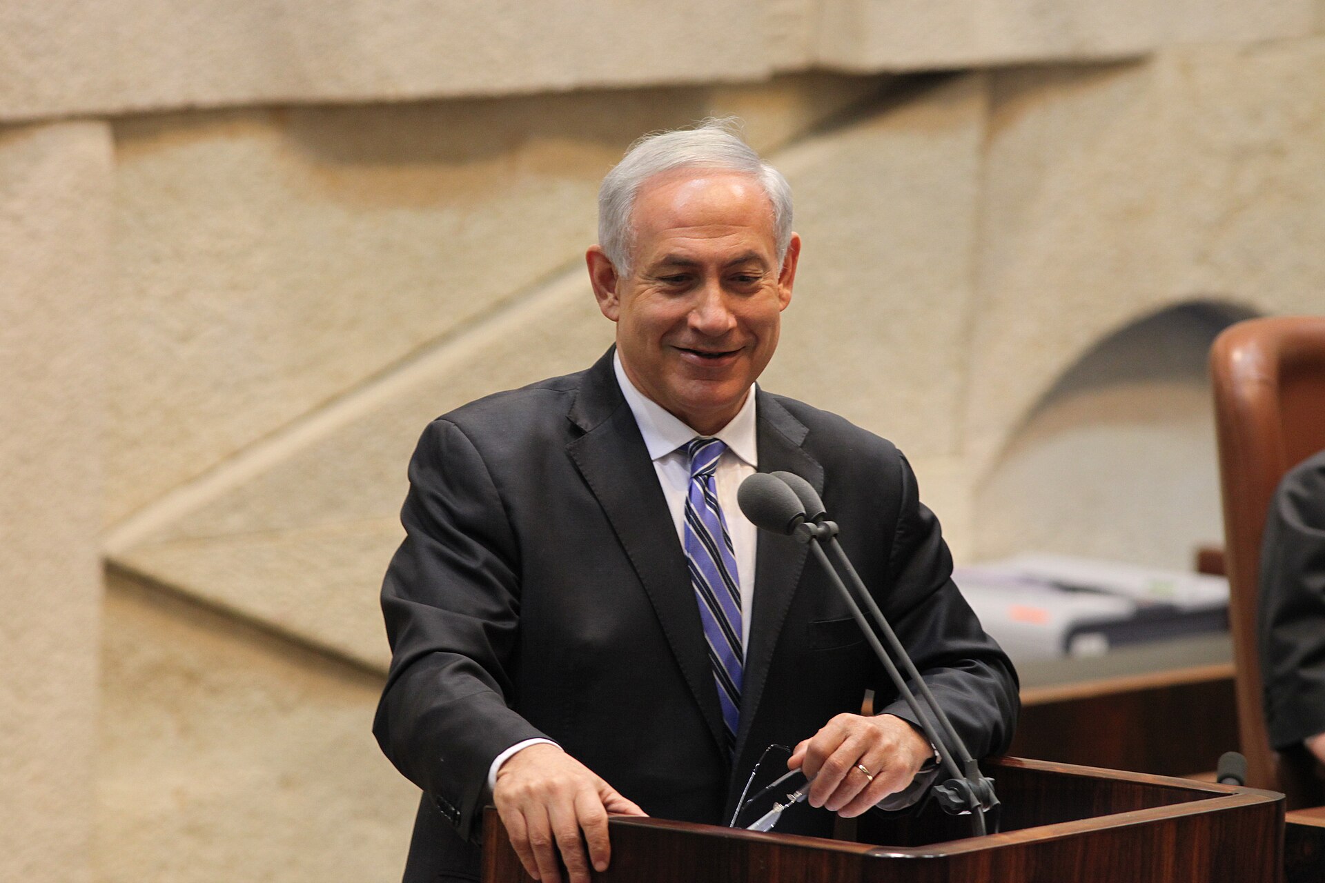 Portrait of Benjamin Netanyahu