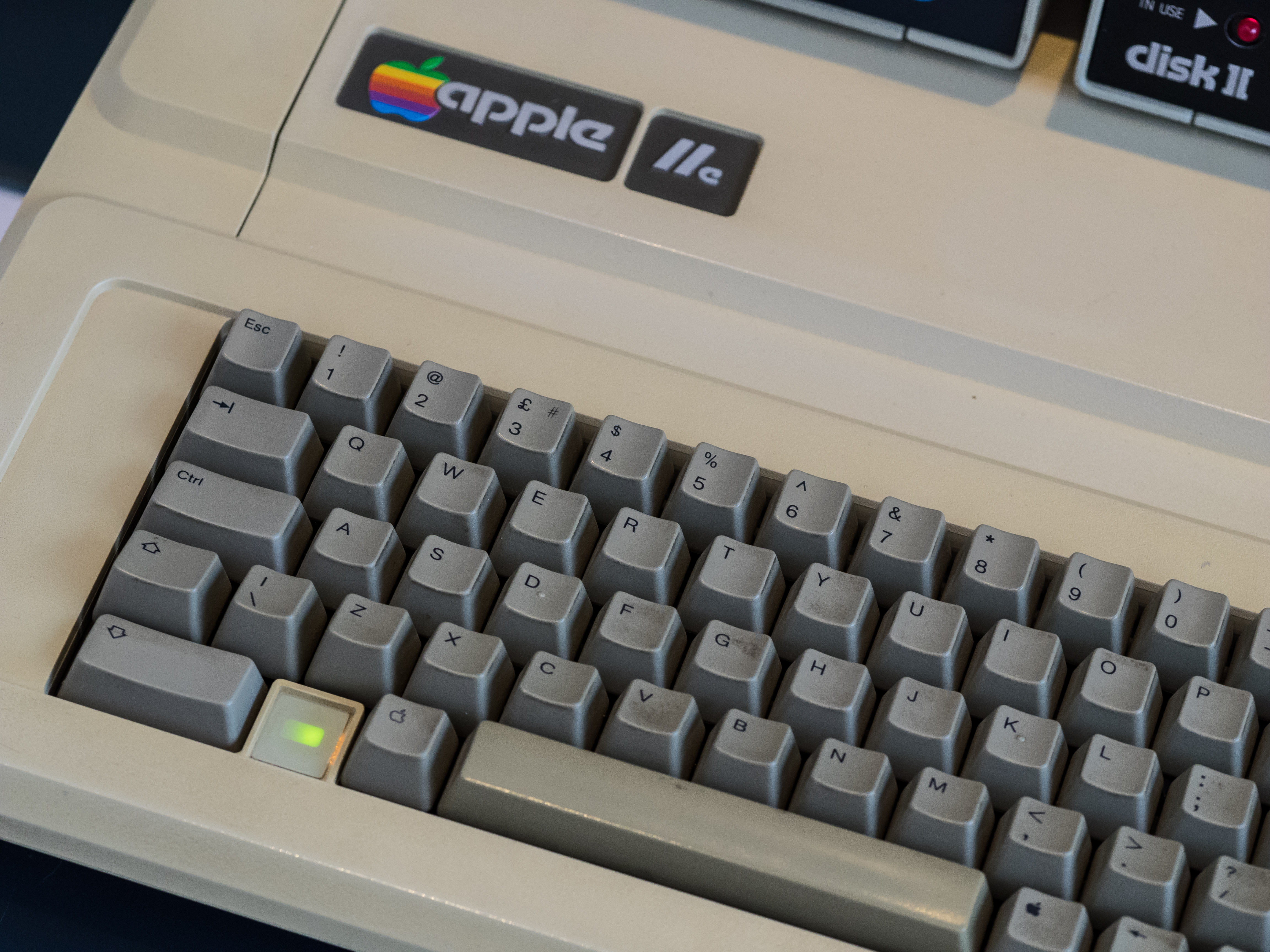 מחשב Apple IIe במוזיאון המחשוב הלאומי בבלצ׳לי פארק