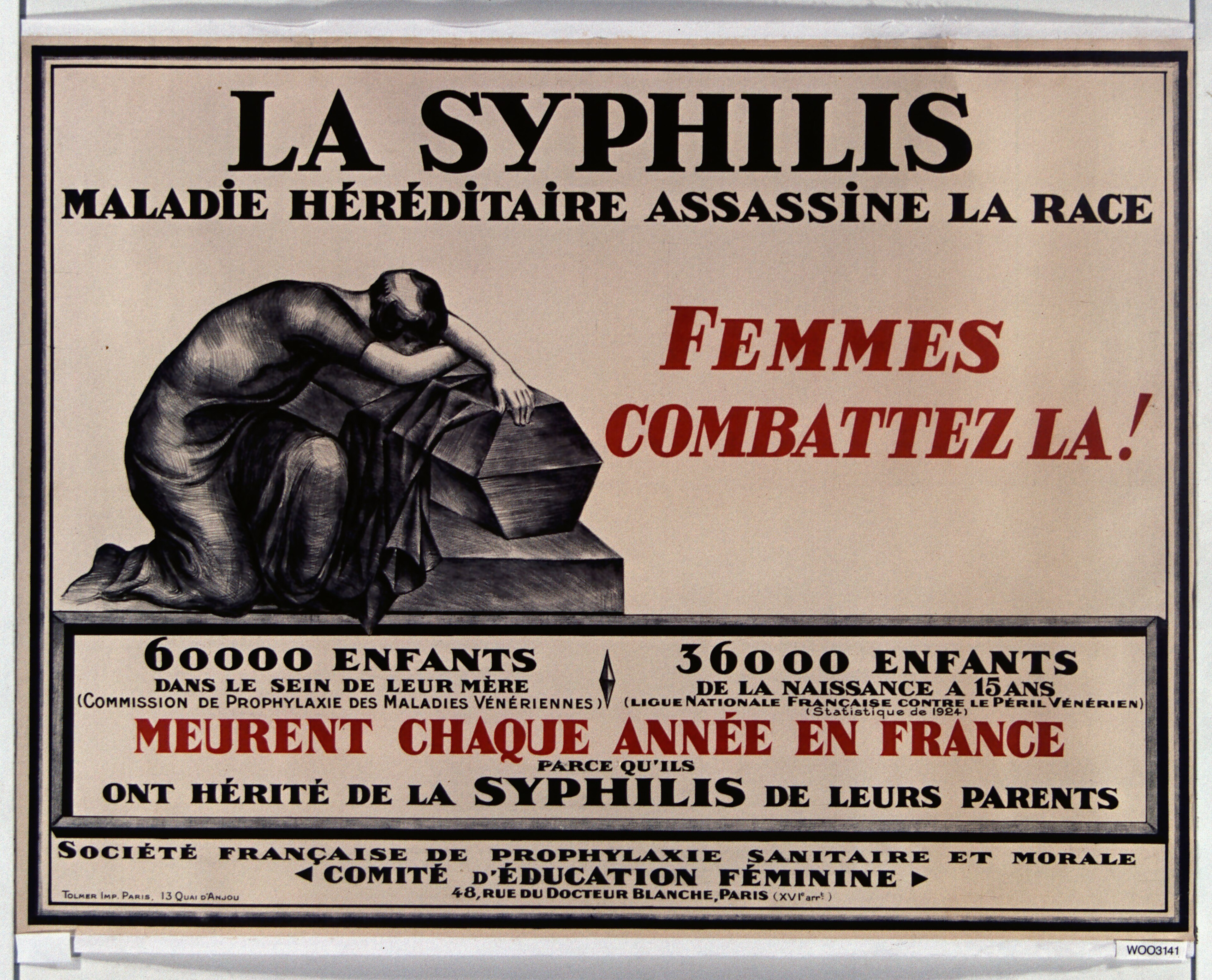 Public-health poster about syphilis