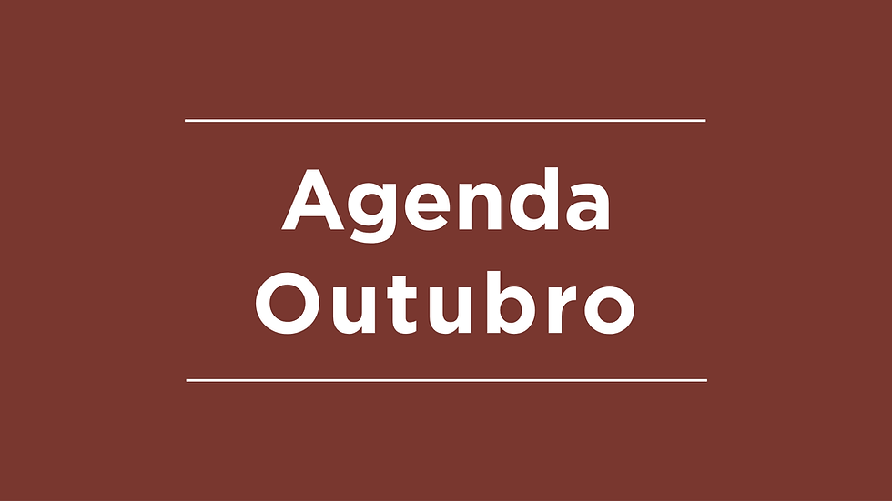 Confira a agenda de Outubro do Instituto Justina