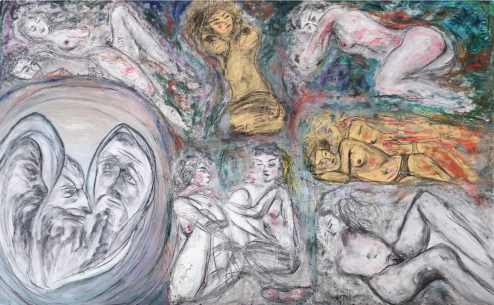 Enzo Pellegrino, illustrazione per i Canti Orfici