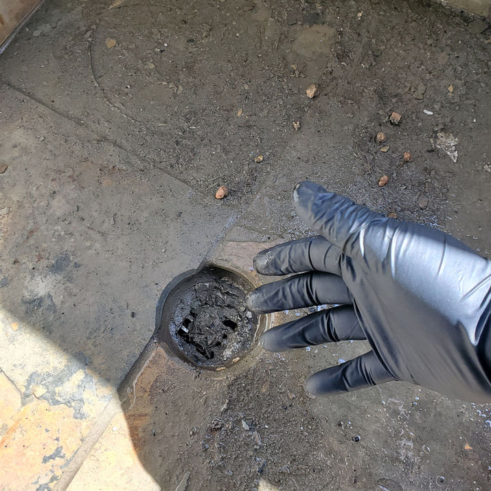 Clearing exterior drains