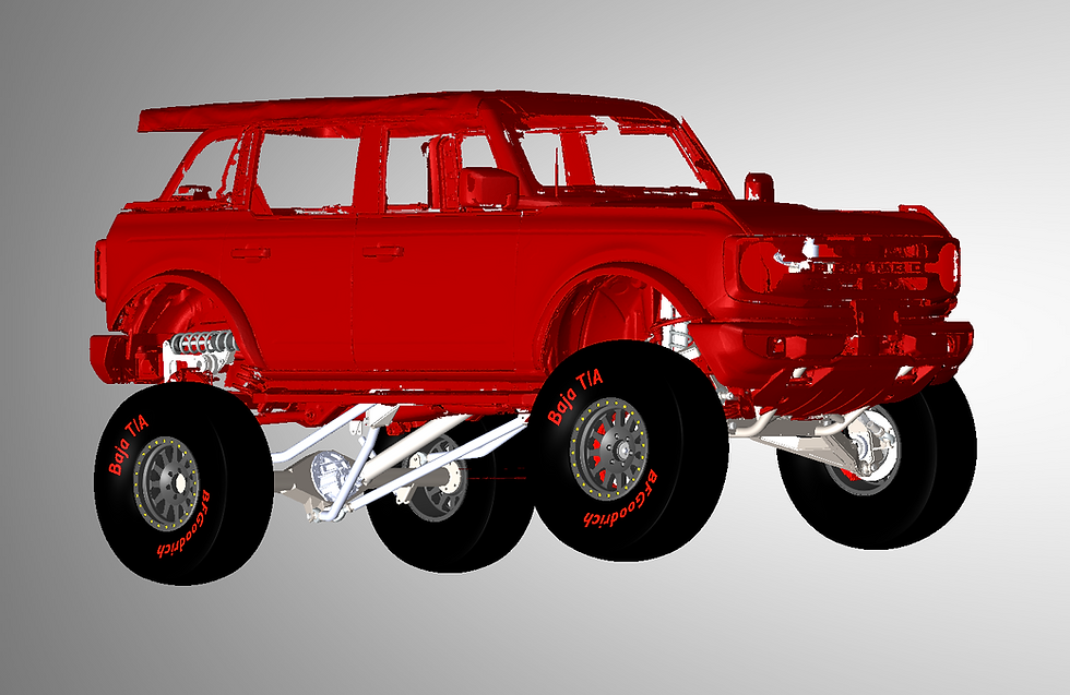 Thumbnail: Ford Bronco Front Suspension Long Travel Kit