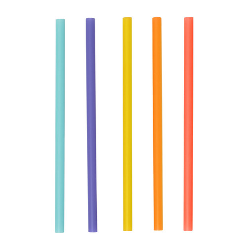 KOLORAE Milkshake Straws 50 Count blueoco