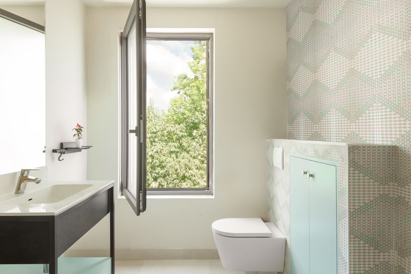 Construction neuve d'une maison individuelle -  SAlle de bain enfants