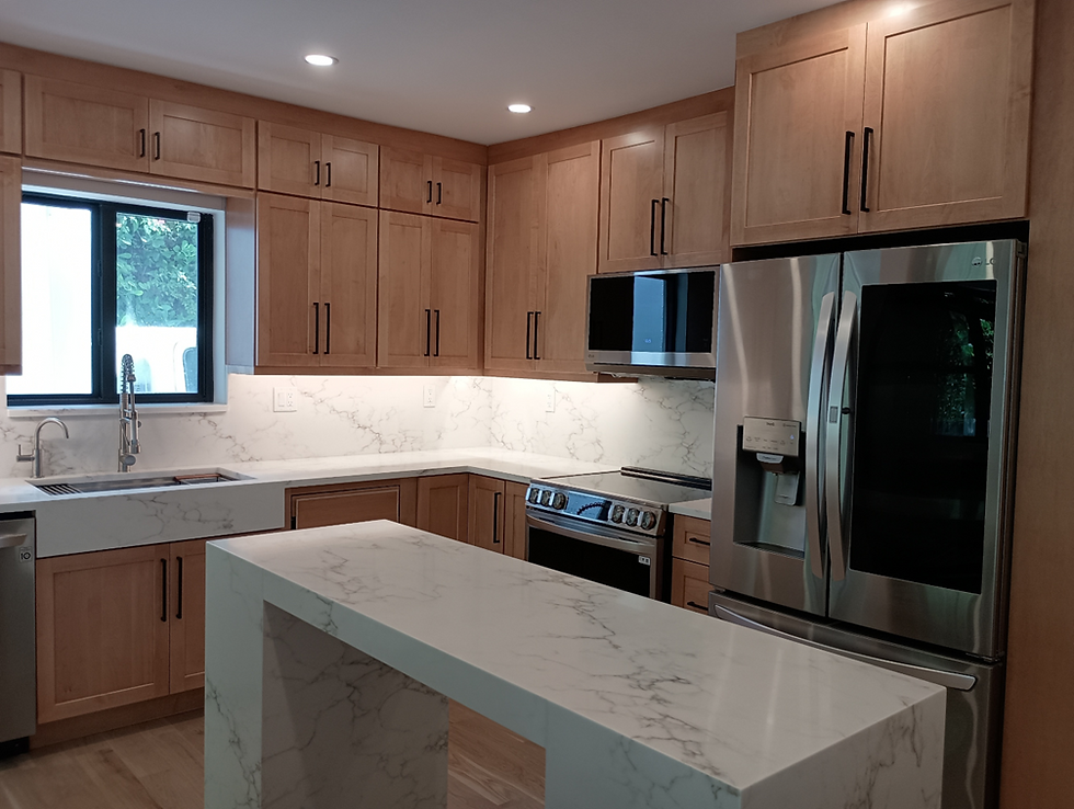 Kitchen remodeling, part of whole house remodeling in Coconut Grove, by United Architects