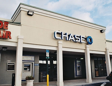 Chase Entrance at remodeled Sunset West Shopping Center.JPG