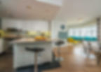 This is a remodeled condo by United Architects
