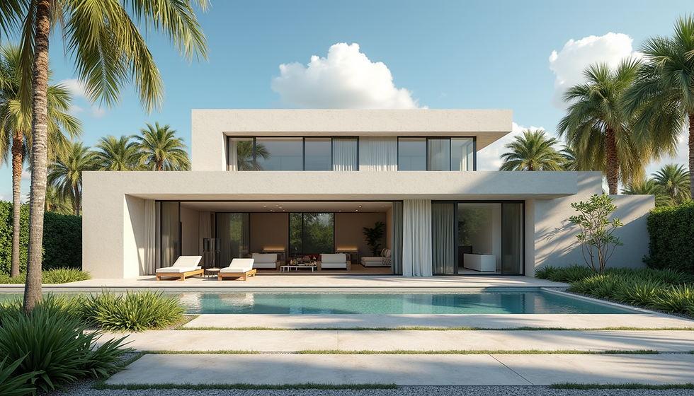 Modern house in Miami