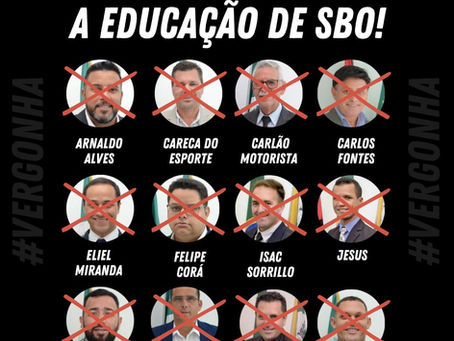 SindProSBO denuncia: Vereadores votam contra a educação!