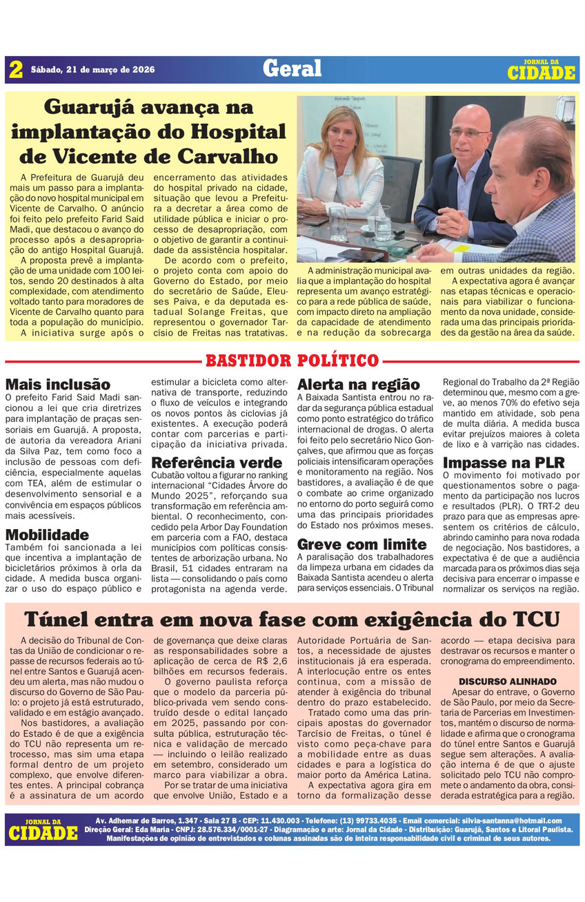 JORNAL DA CIDADE - PÁGINA 2