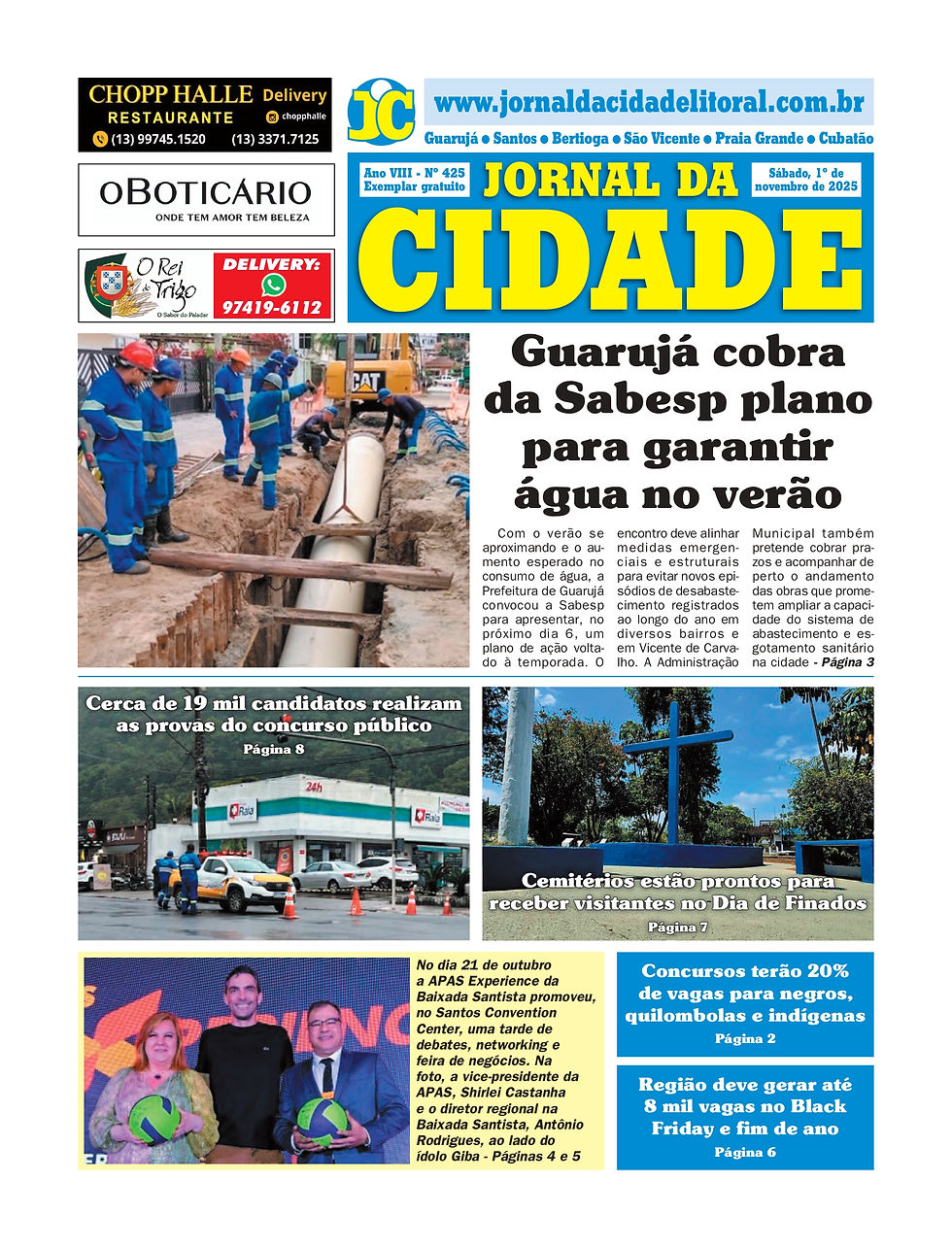 JORNAL DA CIDADE - NAS REDES SOCIAIS E NA INTERNET