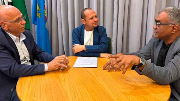 Prefeito Farid Madi se reúne com representantes do Ministério da Saúde para discutir investimentos