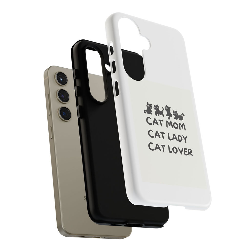 Thumbnail: Cat Mom Cat Lady Cat Lover Tough Phone Case