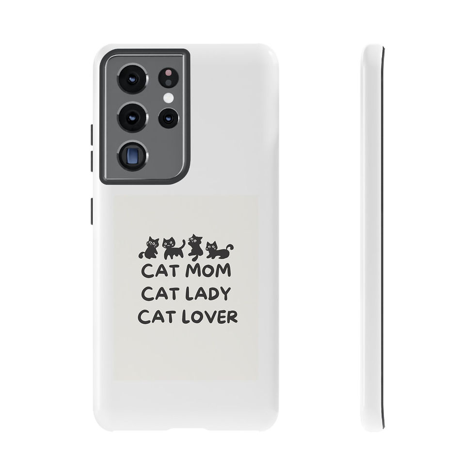 Thumbnail: Cat Mom Cat Lady Cat Lover Tough Phone Case