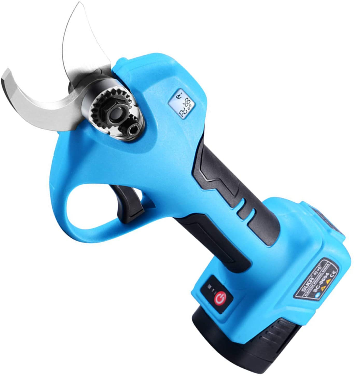 Gardening Cordless Electric Branch Scissor 0-28mm Pruning Shear Pruner Ratchet C