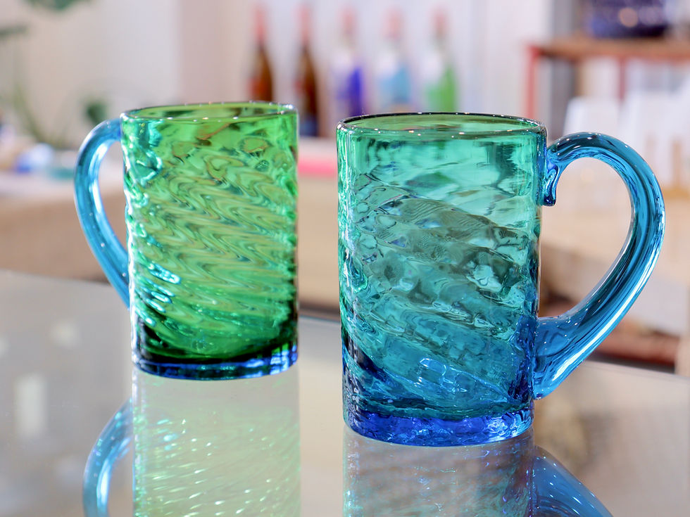 琉球ガラス イラブチャージョッキ 宮古島 体験 人気 安い おすすめ かわいい 通販