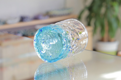 琉球ガラス 島の群星 水