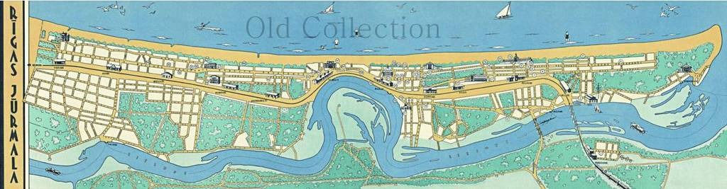 Jūrmala city plan, 1959