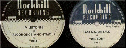 Bill W.  And Dr. Bob on 78RPM Vinyl Records, April 1947.gif