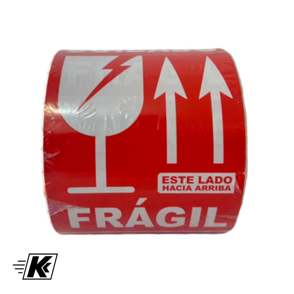 Etiqueta Frágil Unidad