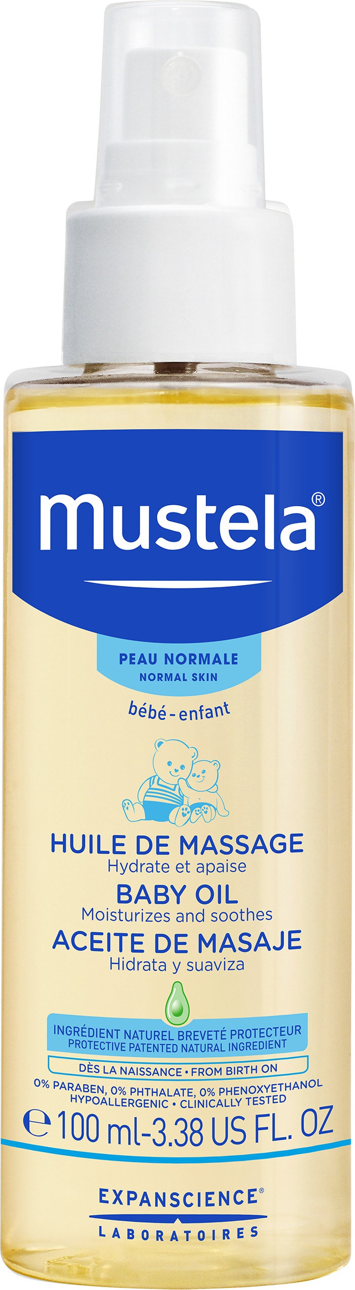 mustela baby oil 100ml