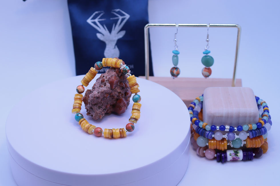 Bracelet Femme, avec 925 Argent Coquillages coloré (14cm)